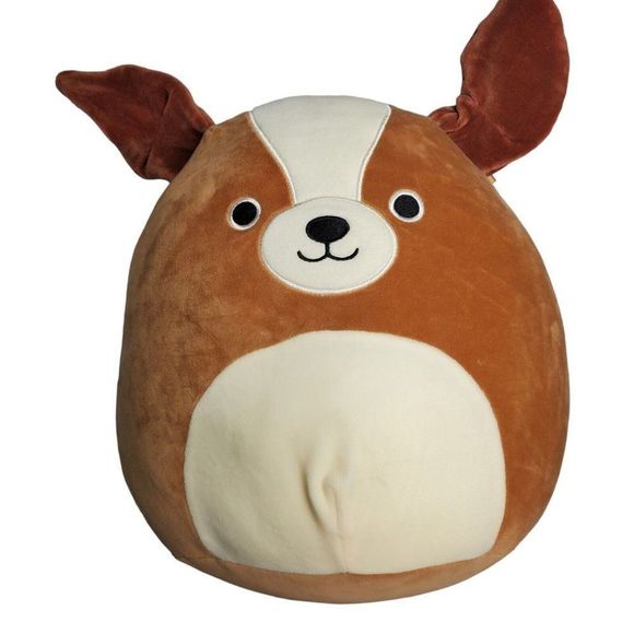 Kellytoy Squishmallows Bernie the St. Bernard 12" Plush Toy Brown cream - Picture 1 of 10